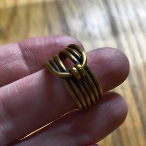 Heavy Brass Ring, Handmade
